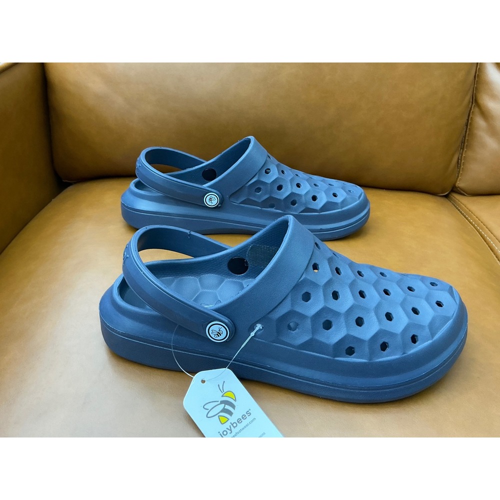Joybees Modern Clog Women Size 8 Navy Blue New Honeycomb Slip On Water Shoes